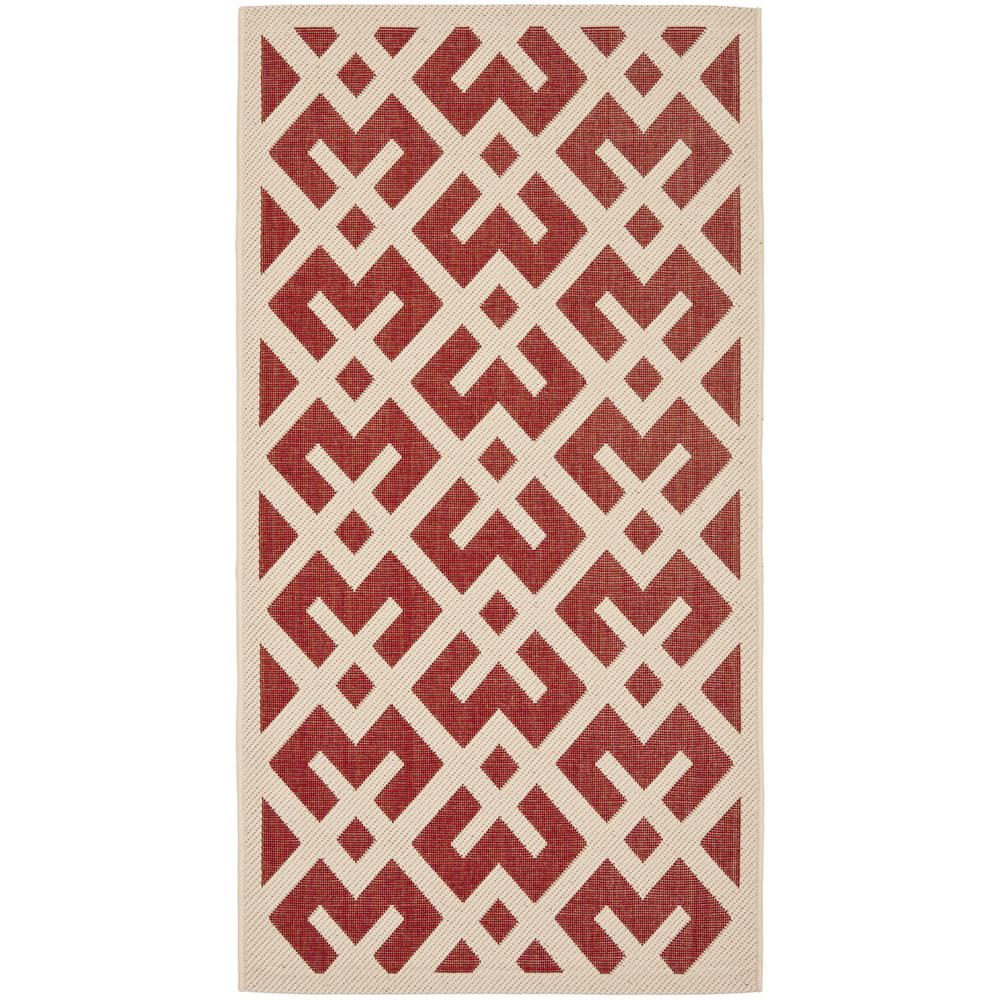 COURTYARD, RED / BONE, 2' X 3'-7", Area Rug, CY6915-238-2