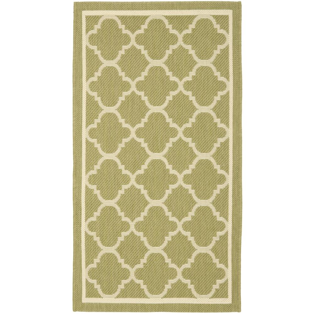 COURTYARD, GREEN / BEIGE, 2' X 3'-7", Area Rug, CY6918-244-2