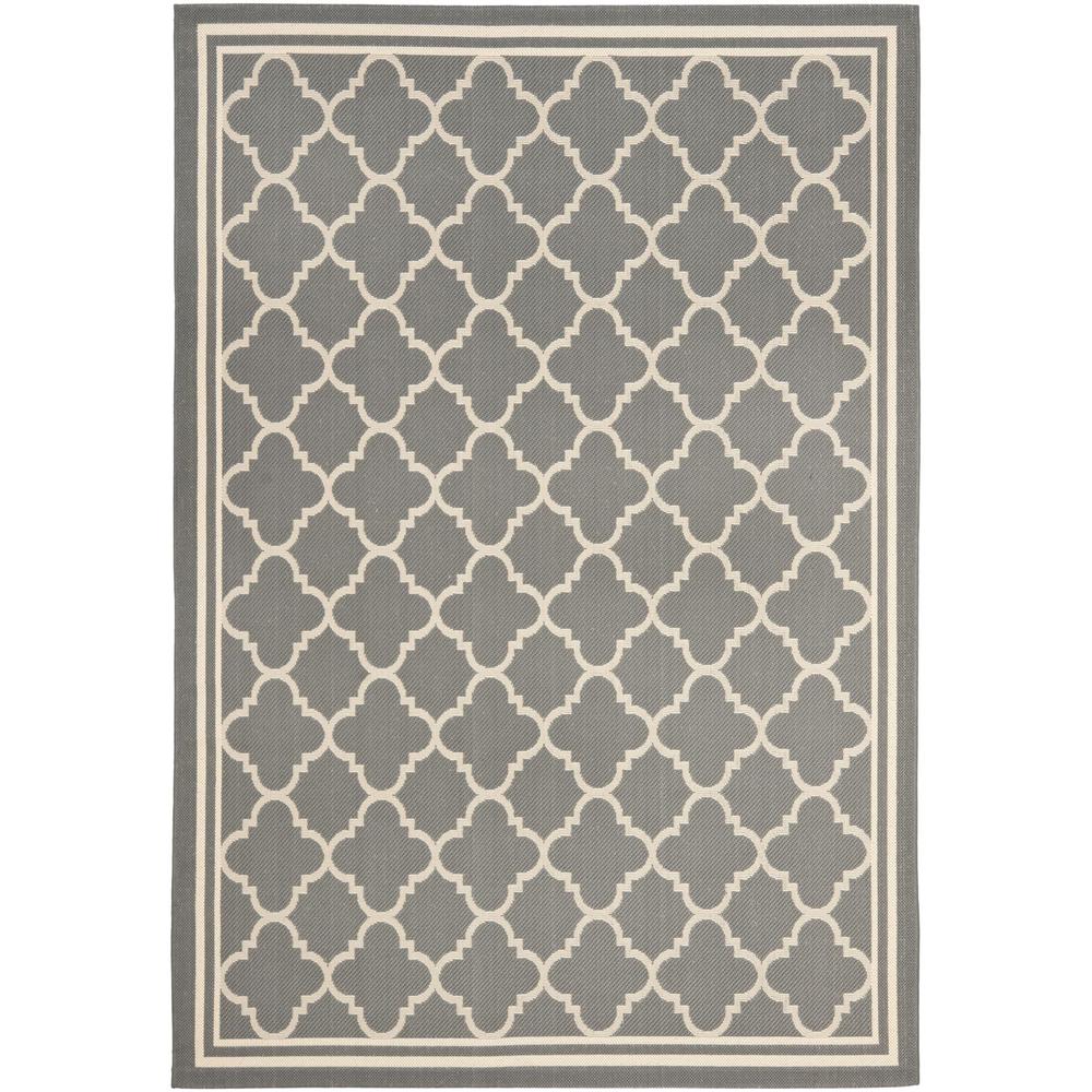 COURTYARD, ANTHRACITE / BEIGE, 4' X 5'-7", Area Rug, CY6918-246-4