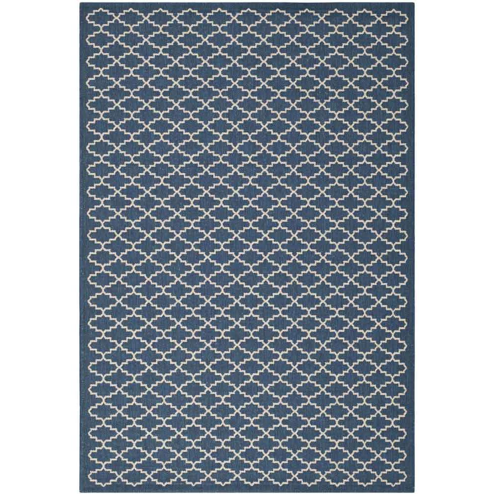 COURTYARD, NAVY / BEIGE, 4' X 5'-7", Area Rug, CY6919-268-4