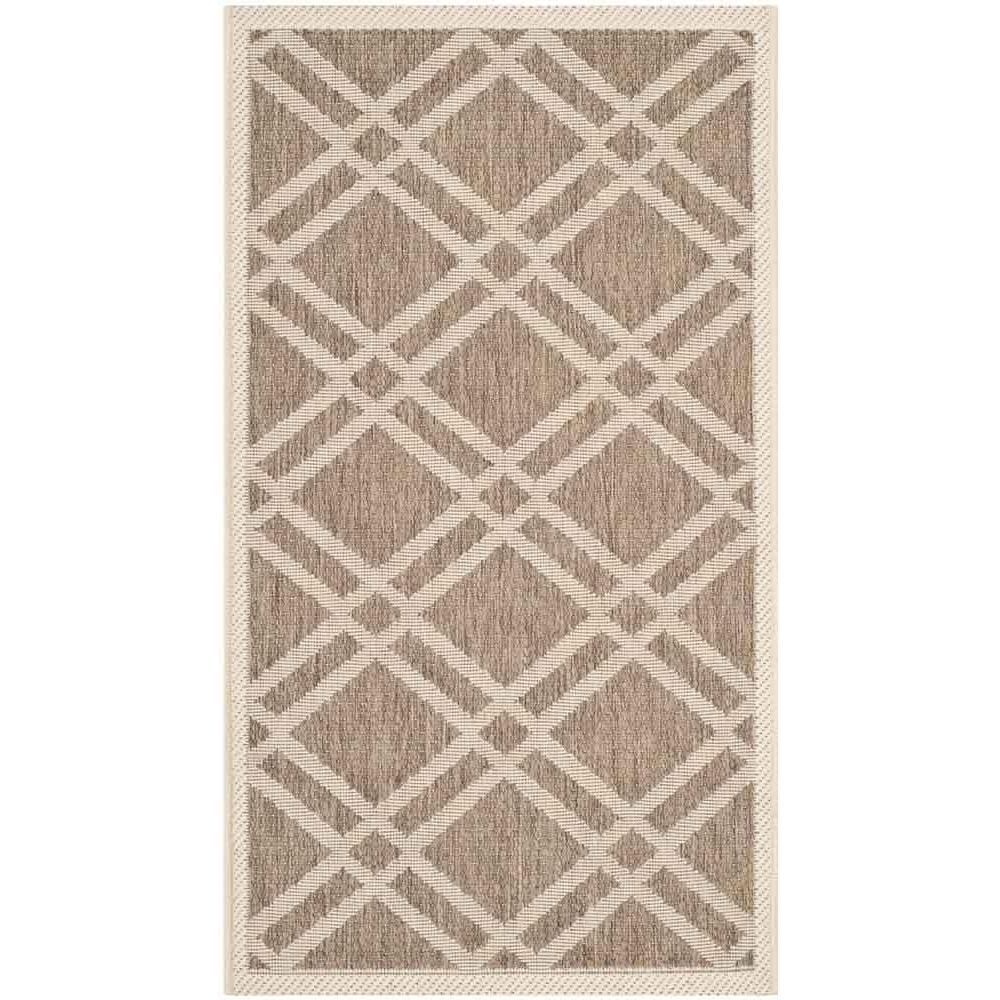 COURTYARD, BROWN / BONE, 2' X 3'-7", Area Rug, CY6923-242-2