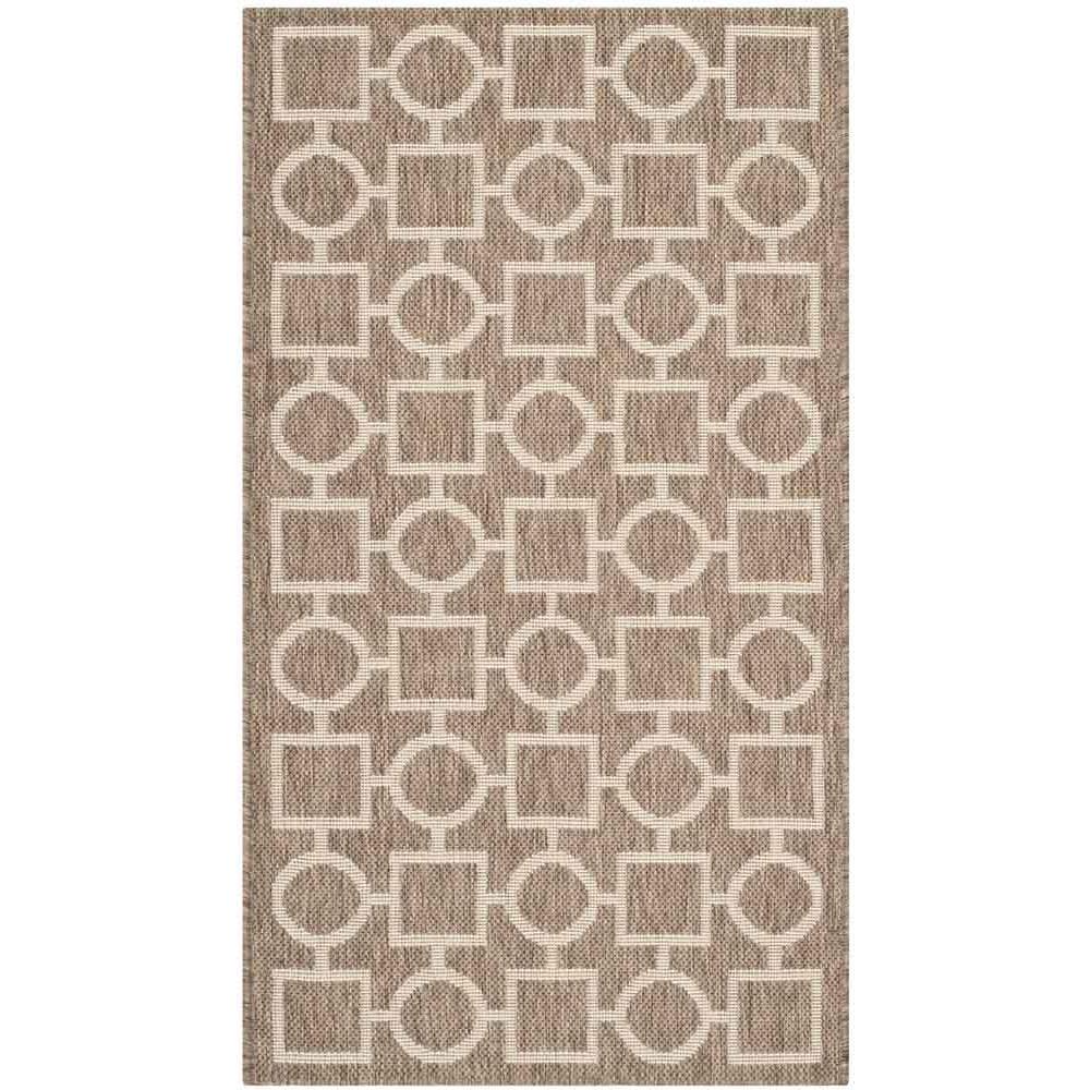 COURTYARD, BROWN / BONE, 2' X 3'-7", Area Rug, CY6925-242-2