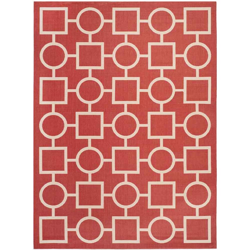 COURTYARD, RED / BONE, 2'-7" X 5', Area Rug, CY6925-248-3