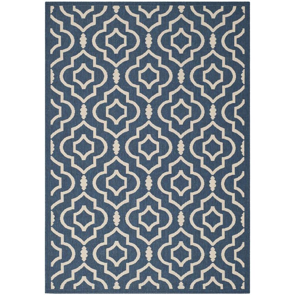 COURTYARD, NAVY / BEIGE, 4' X 5'-7", Area Rug, CY6926-268-4