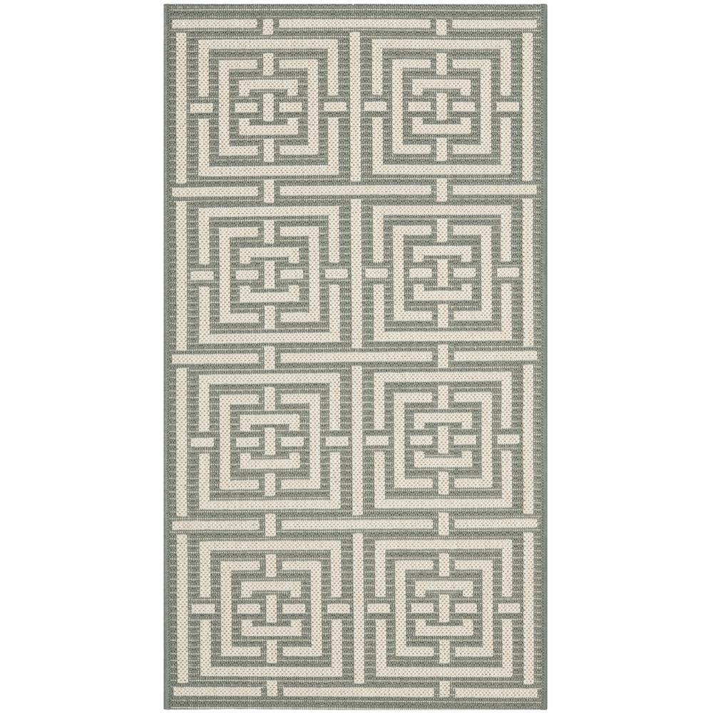 COURTYARD, GREY / CREAM, 2' X 3'-7", Area Rug, CY6937-65-2
