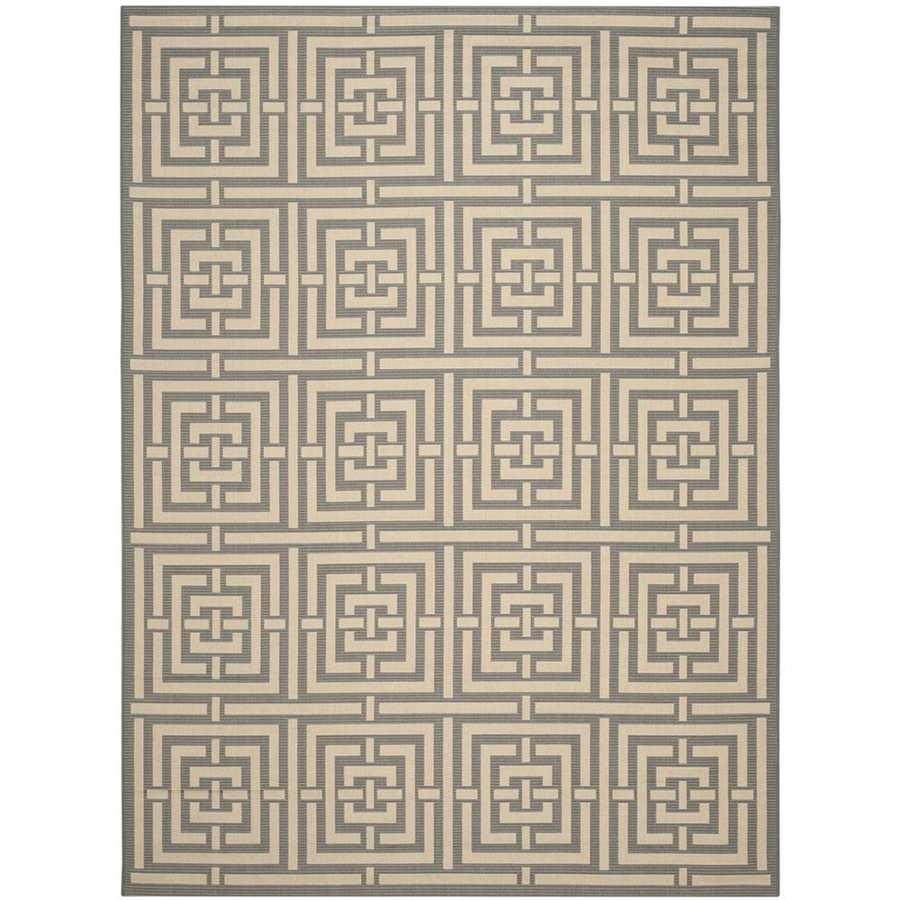 COURTYARD, GREY / CREAM, 8' X 11', Area Rug, CY6937-65-8