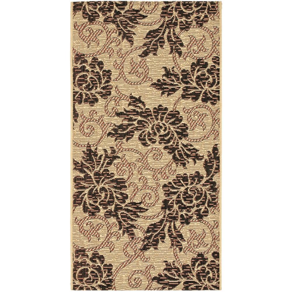 COURTYARD, CREME / BLACK, 2'-7" X 5', Area Rug, CY6957-16-3