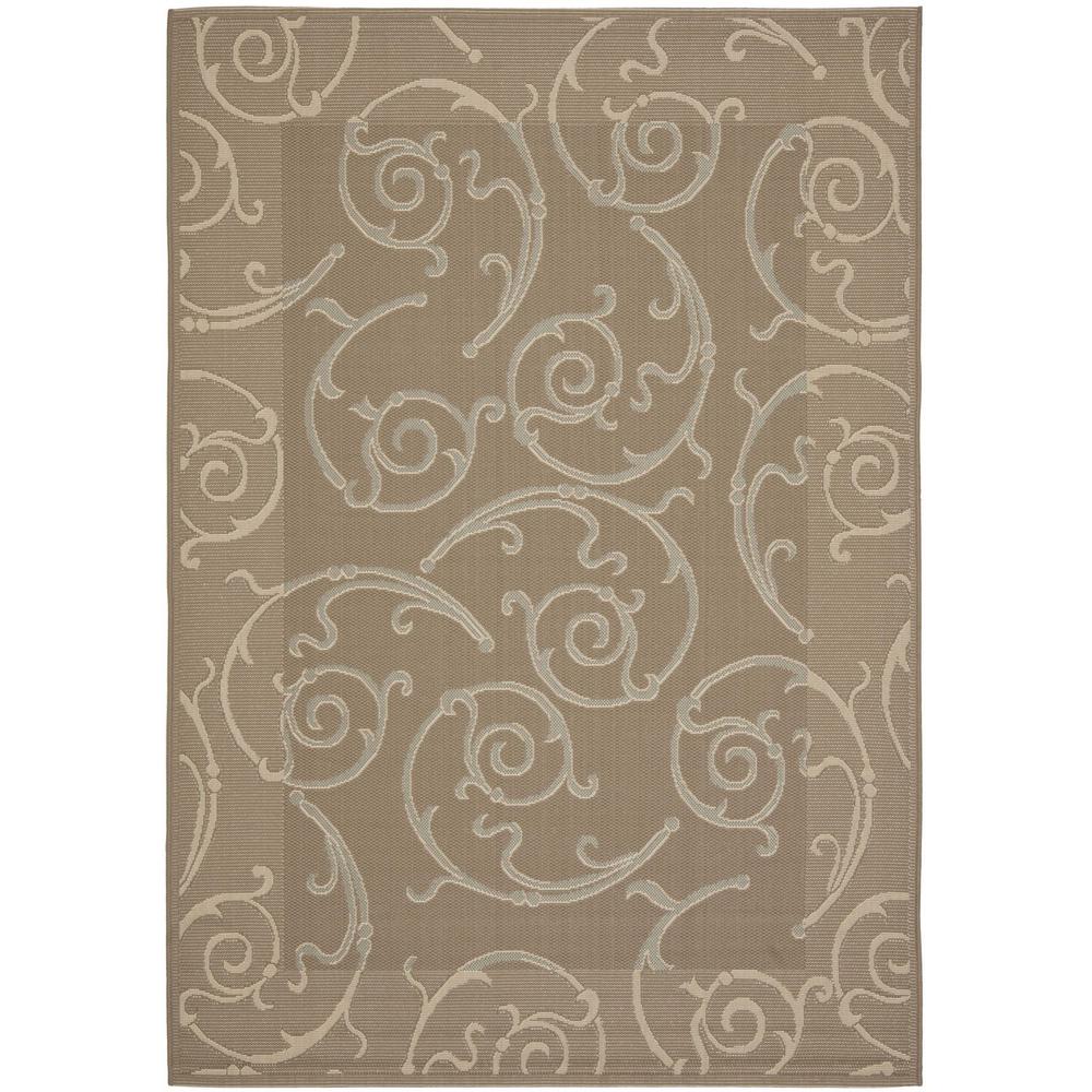 COURTYARD, DARK BEIG / BEIGE, 4' X 5'-7", Area Rug, CY7108-97A18-4