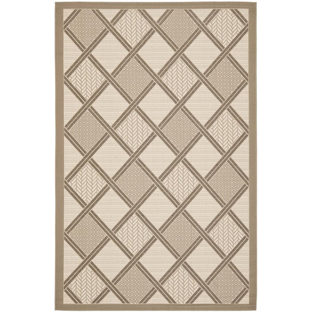 COURTYARD, BEIGE / DARK BEIG, 4' X 5'-7", Area Rug, CY7570-79A7-4
