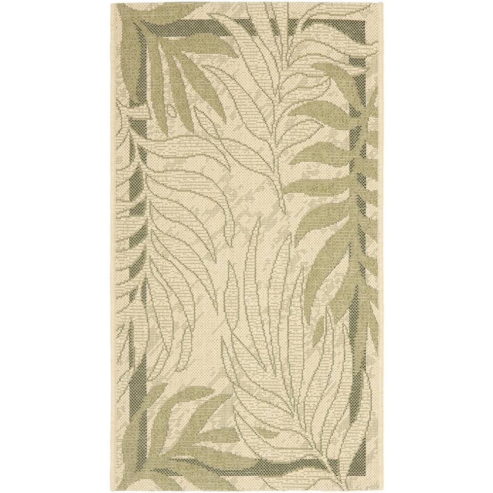 COURTYARD, CREAM / GREEN, 2' X 3'-7", Area Rug, CY7836-14A5-2