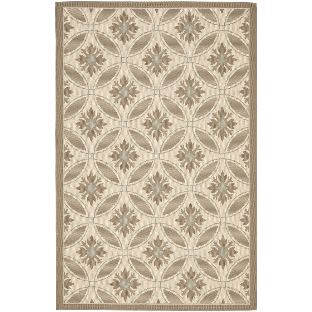 COURTYARD, BEIGE / DARK BEIG, 5'-3" X 7'-7", Area Rug, CY7844-79A18-5