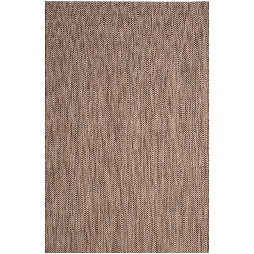 COURTYARD, BROWN / BEIGE, 4' X 5'-7", Area Rug, CY8022-36321-4