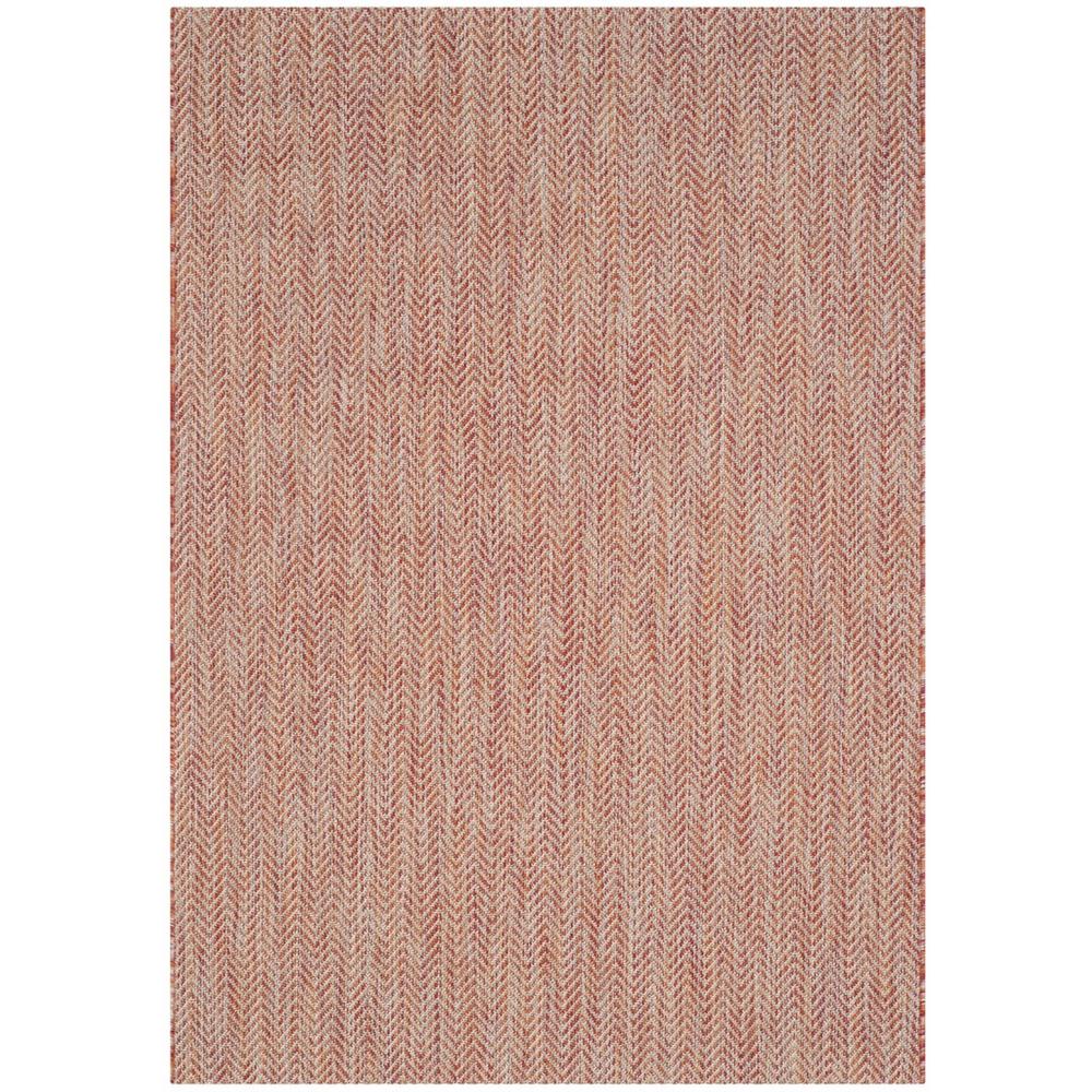 COURTYARD, RED / BEIGE, 4' X 5'-7", Area Rug, CY8022-36521-4
