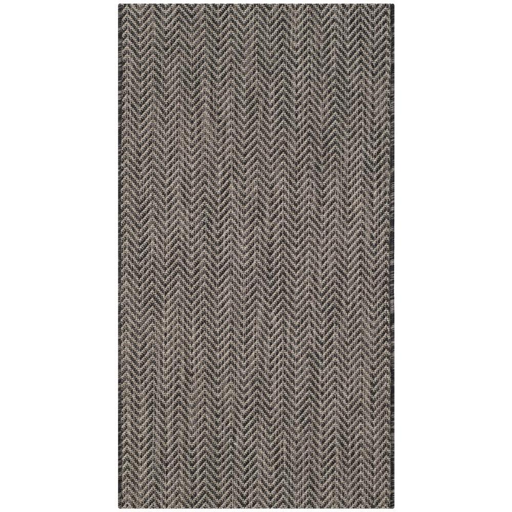 COURTYARD, BLACK / BEIGE, 2' X 3'-7", Area Rug, CY8022-36621-2