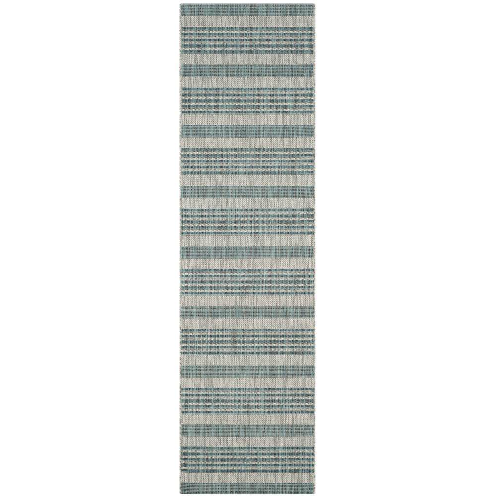 COURTYARD, GREY / BLUE, 2' X 3'-7", Area Rug, CY8062-37212-2