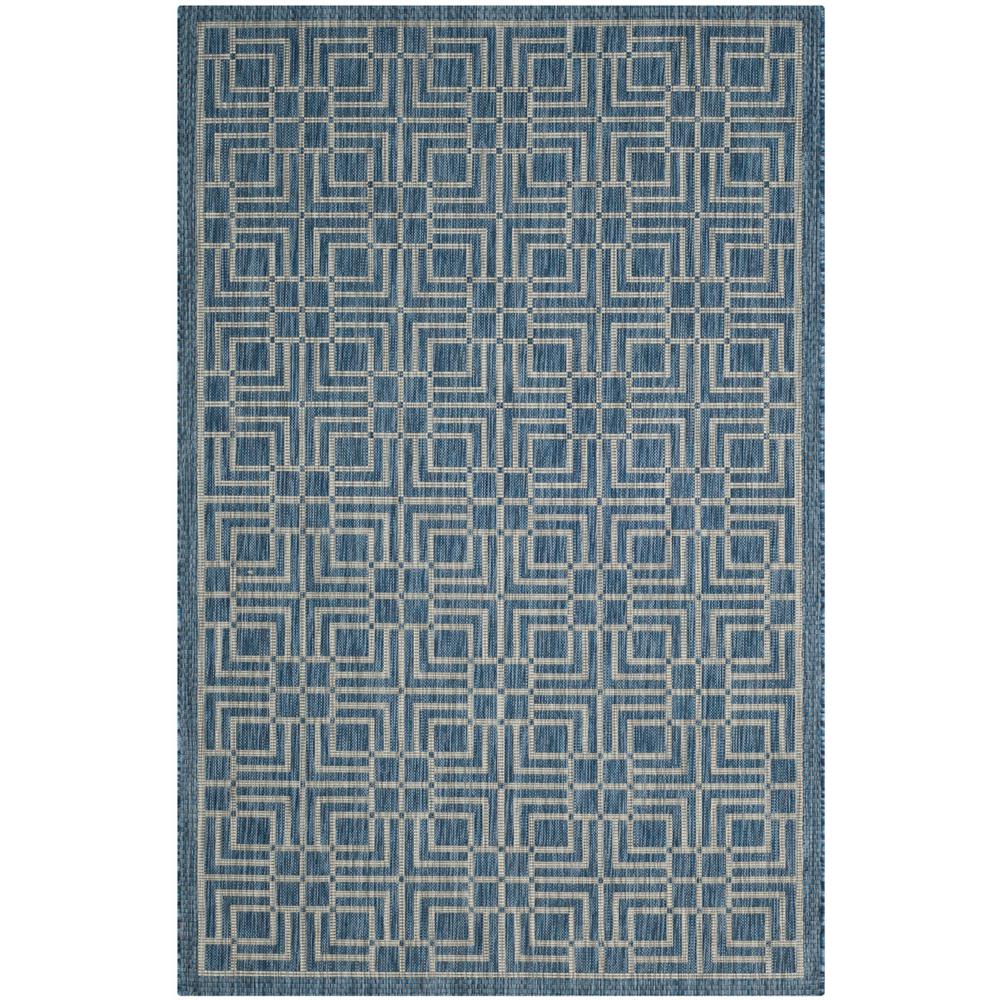 COURTYARD, NAVY / GREY, 2' X 3'-7", Area Rug, CY8467-36821-2