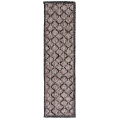 COURTYARD, NATURAL / BLACK, 2'-3" X 8', Area Rug, CY8471-37312-28