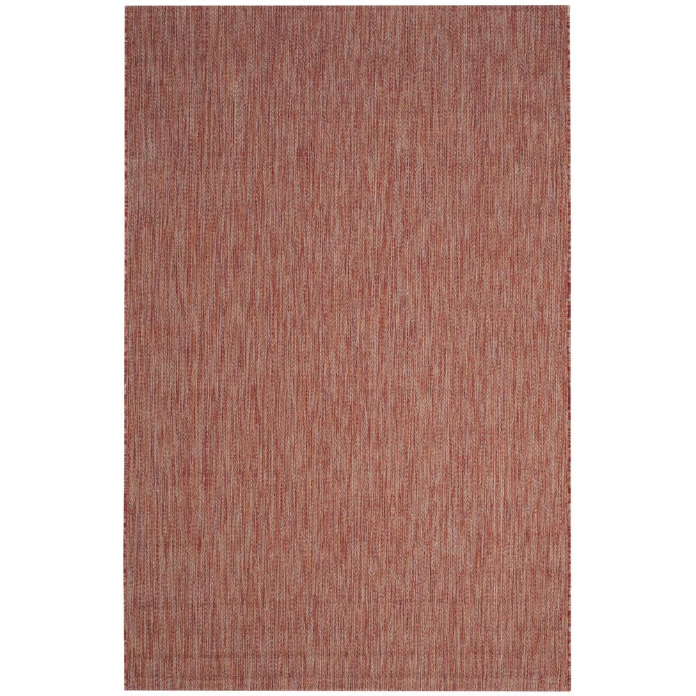 COURTYARD, RED / RED, 5'-3" X 7'-7", Area Rug, CY8520-36522-5