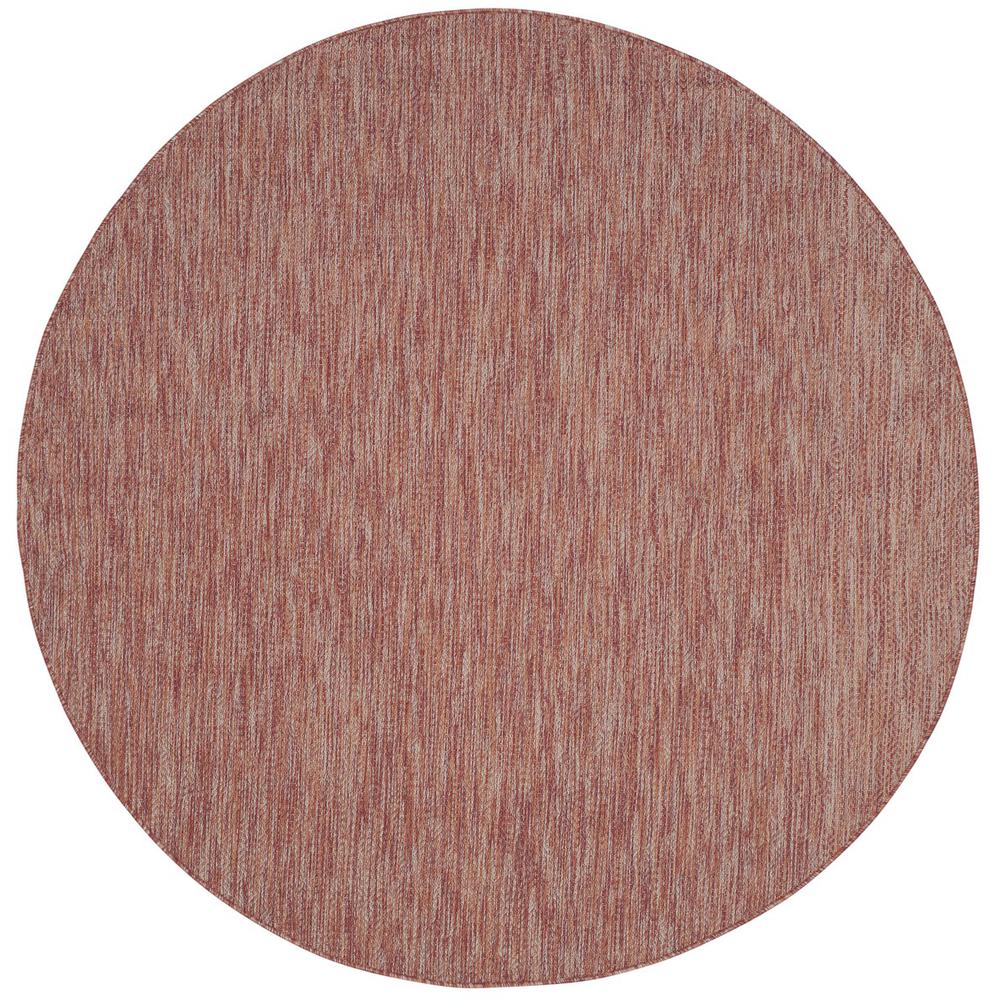 COURTYARD, RED / RED, 5'-3" X 5'-3" Round, Area Rug, CY8520-36522-5R