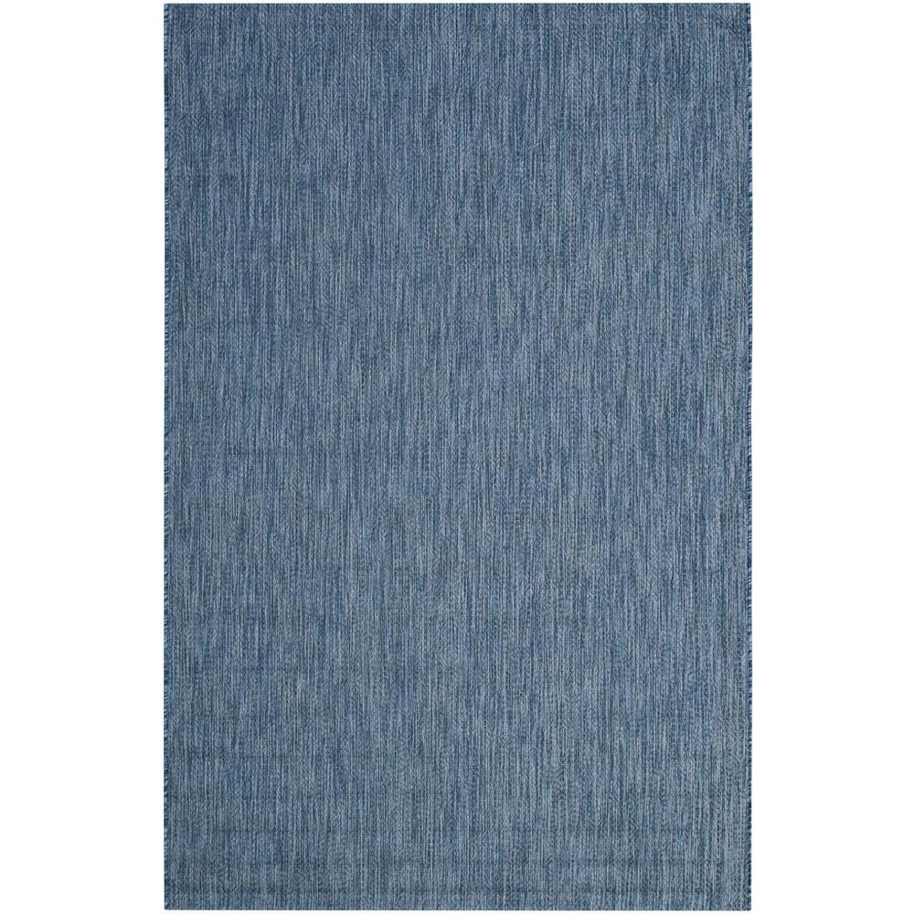 COURTYARD, NAVY / NAVY, 6'-7" X 9'-6", Area Rug, CY8520-36822-6
