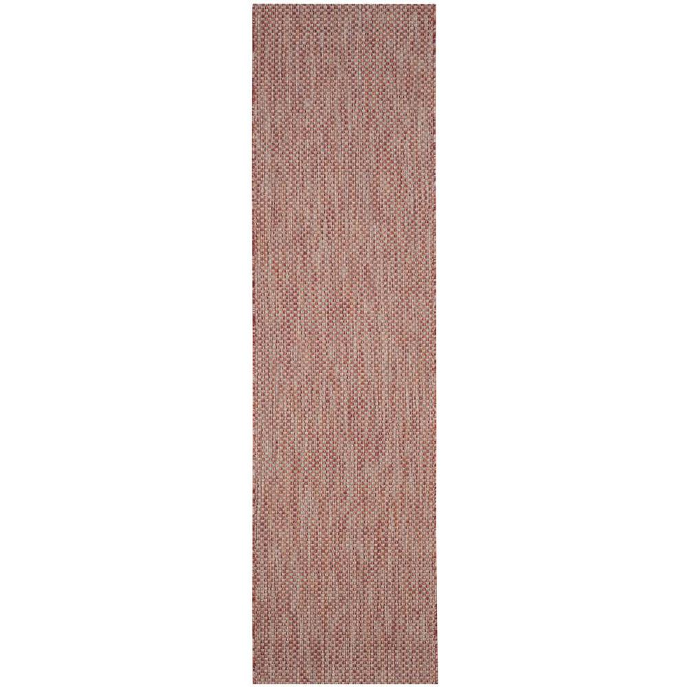 COURTYARD, RED / BEIGE, 2'-3" X 8', Area Rug, CY8521-36521-28