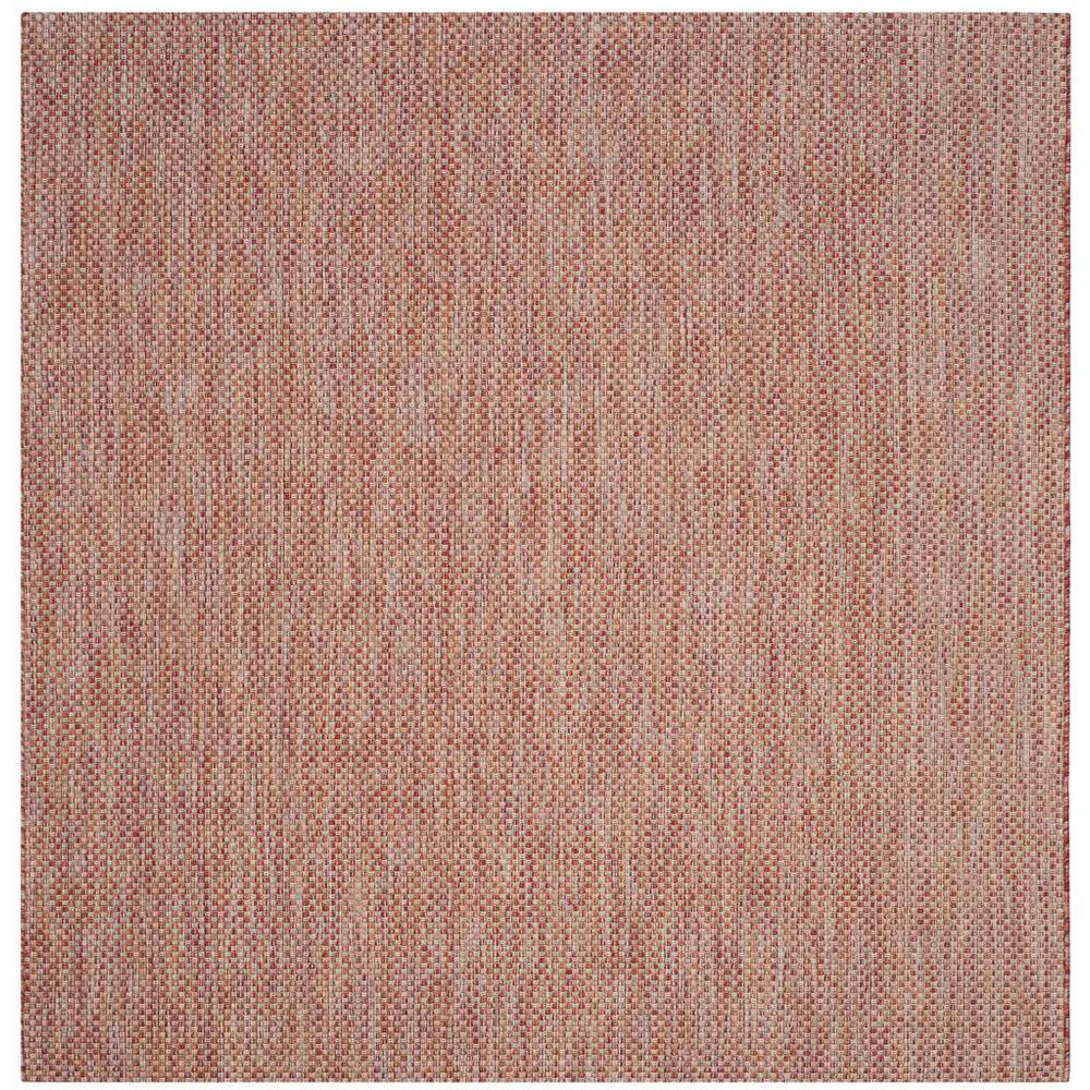 COURTYARD, RED / BEIGE, 6'-7" X 6'-7" Square, Area Rug, CY8521-36521-7SQ