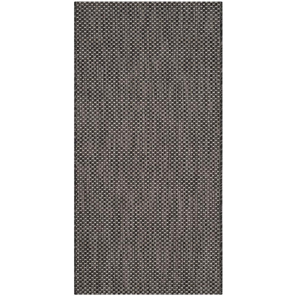 COURTYARD, BLACK / BEIGE, 2'-7" X 5', Area Rug, CY8521-36621-3