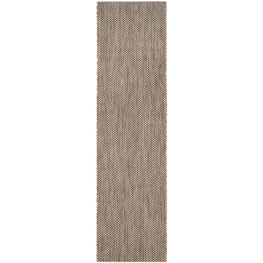 COURTYARD, NATURAL / BLACK, 2'-3" X 8', Area Rug, CY8521-37312-28