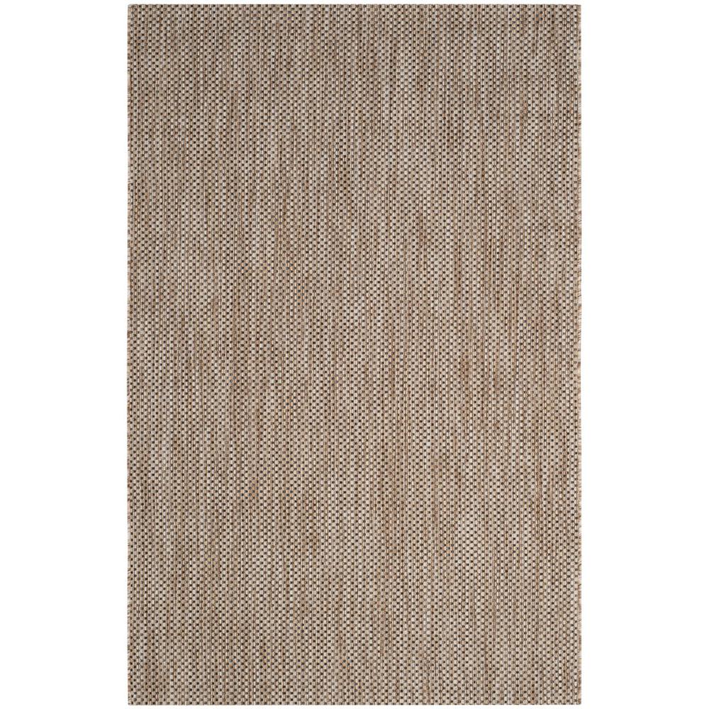 COURTYARD, NATURAL / BLACK, 4' X 5'-7", Area Rug, CY8521-37312-4
