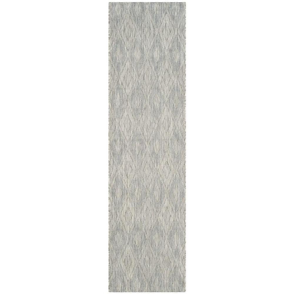 COURTYARD, GREY / GREY, 2'-3" X 8', Area Rug, CY8522-36811-28