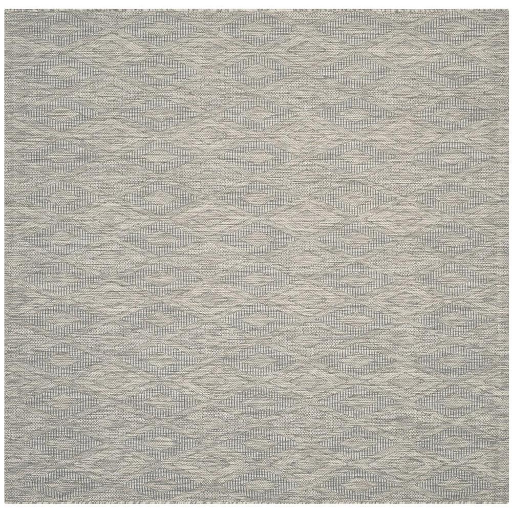 COURTYARD, GREY / GREY, 5'-3" X 5'-3" Square, Area Rug, CY8522-36811-5SQ