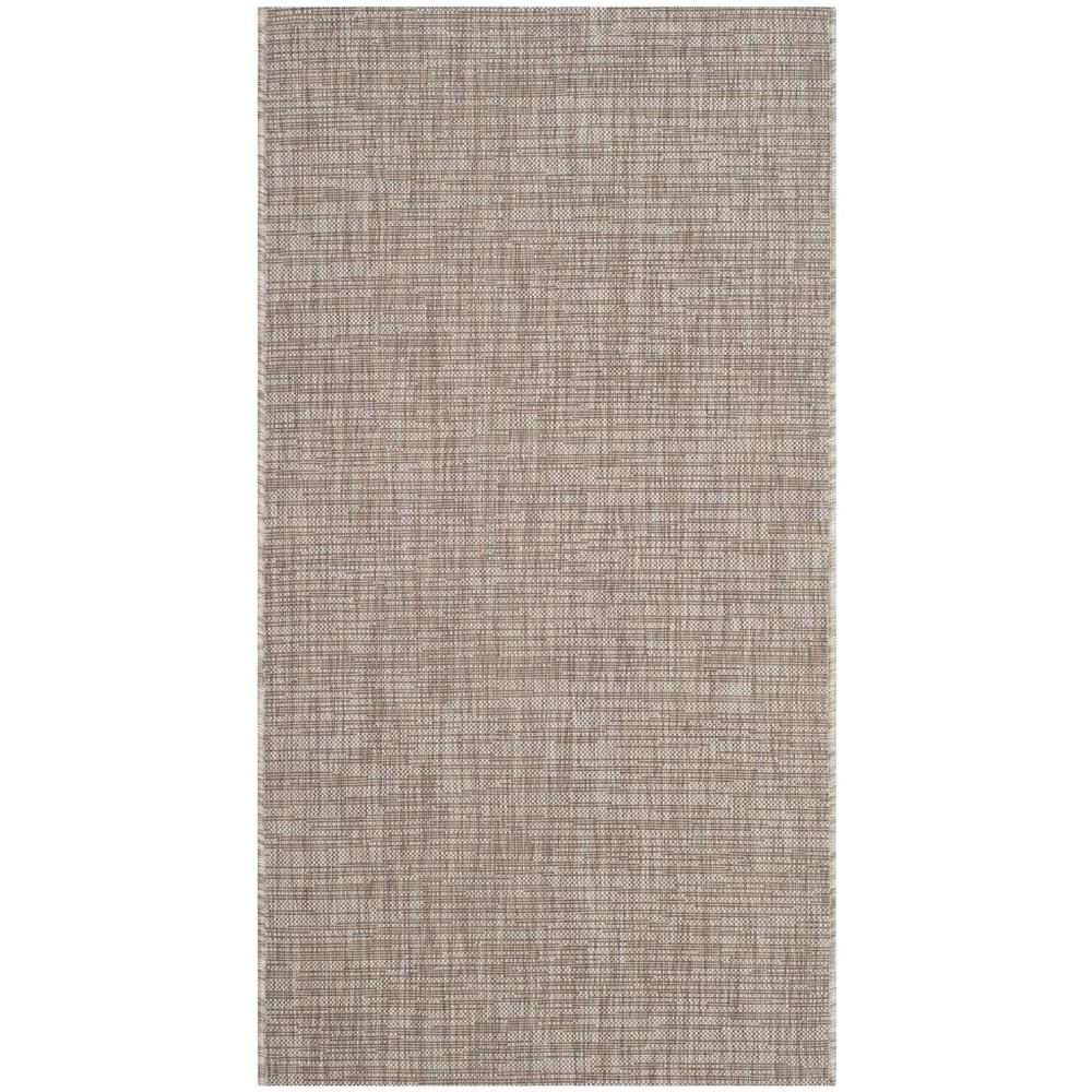 COURTYARD, LIGHT BROWN, 2'-7" X 5', Area Rug