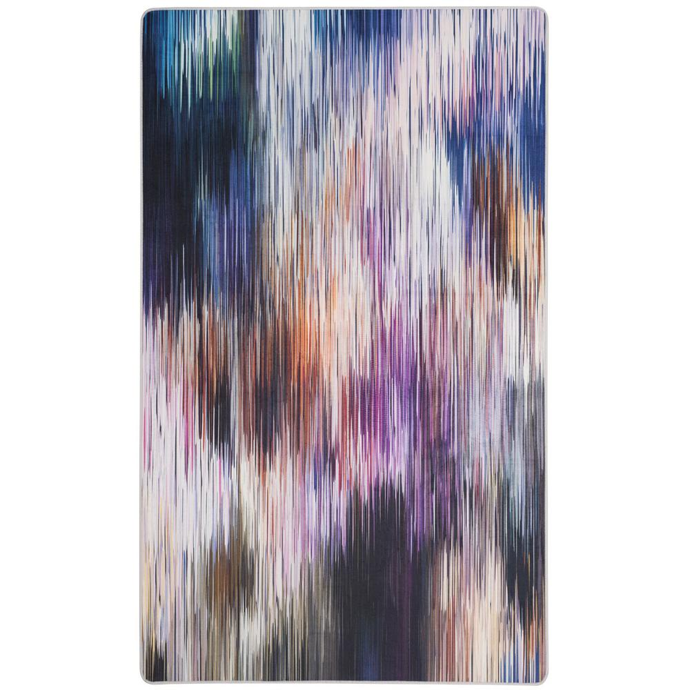 DAYTONA, IVORY / PURPLE, 3' X 5', Area Rug