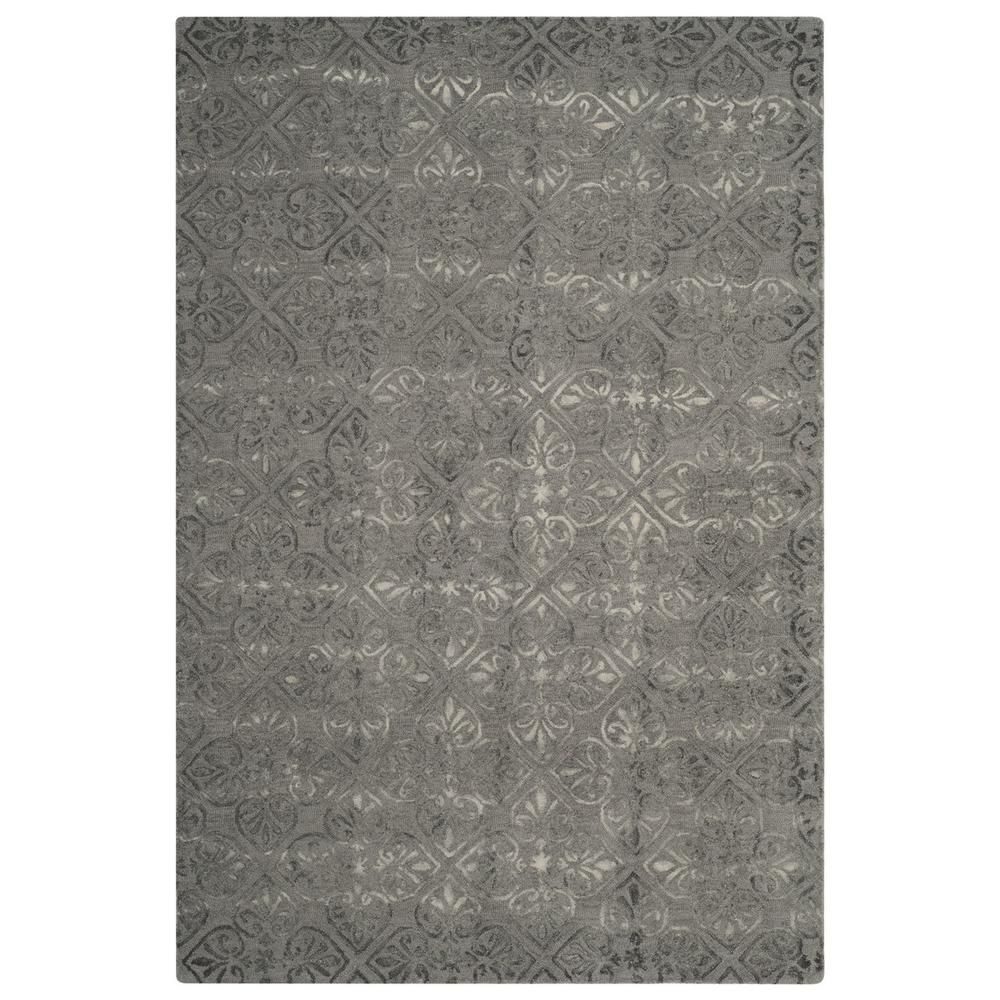 DIP DYE, GREY, 5' X 8', Area Rug, DDY101A-5