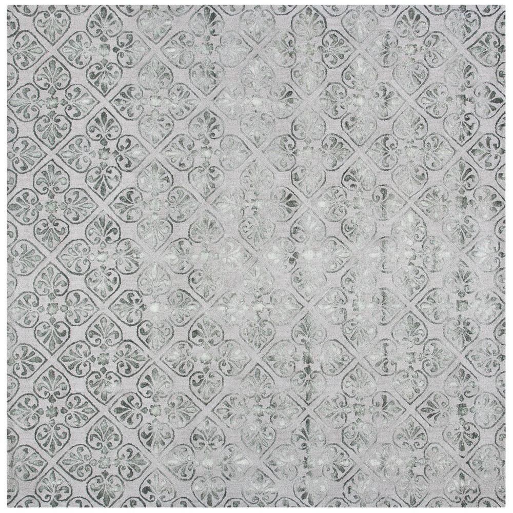 DIP DYE, DARK BEIG, 7' X 7' Square, Area Rug