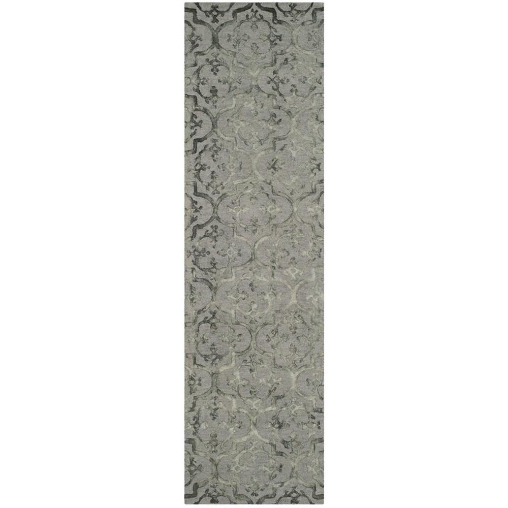 DIP DYE, GREY, 2'-3" X 8', Area Rug, DDY102A-28