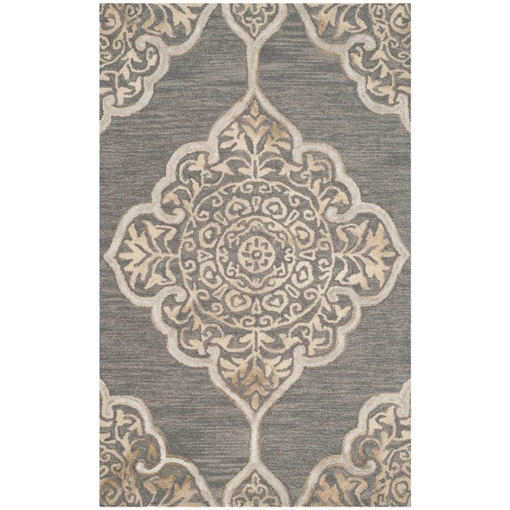DIP DYE, SLATE / BEIGE, 3' X 5', Area Rug
