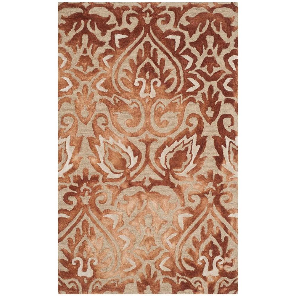 DIP DYE, COPPER / BEIGE, 3' X 5', Area Rug