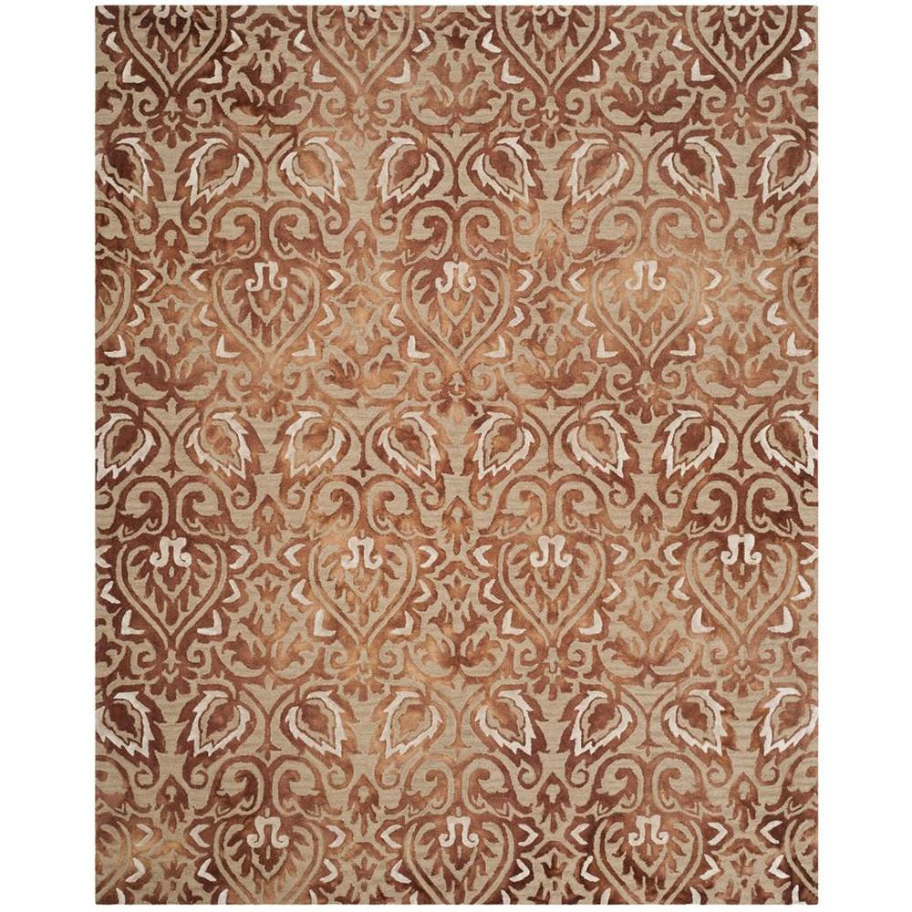 DIP DYE, COPPER / BEIGE, 8' X 10', Area Rug