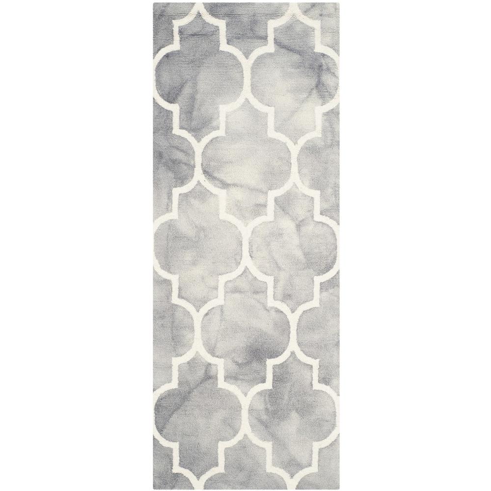 DIP DYE, GREY / IVORY, 2'-3" X 6', Area Rug, DDY535C-26