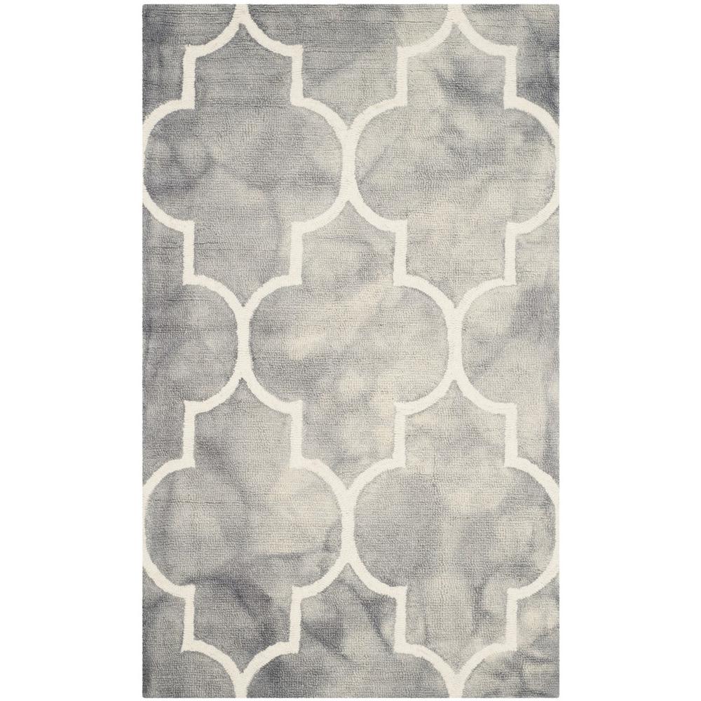 DIP DYE, GREY / IVORY, 3' X 5', Area Rug, DDY535C-3