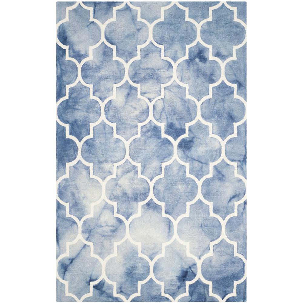 DIP DYE, BLUE / IVORY, 5' X 8', Area Rug, DDY535K-5