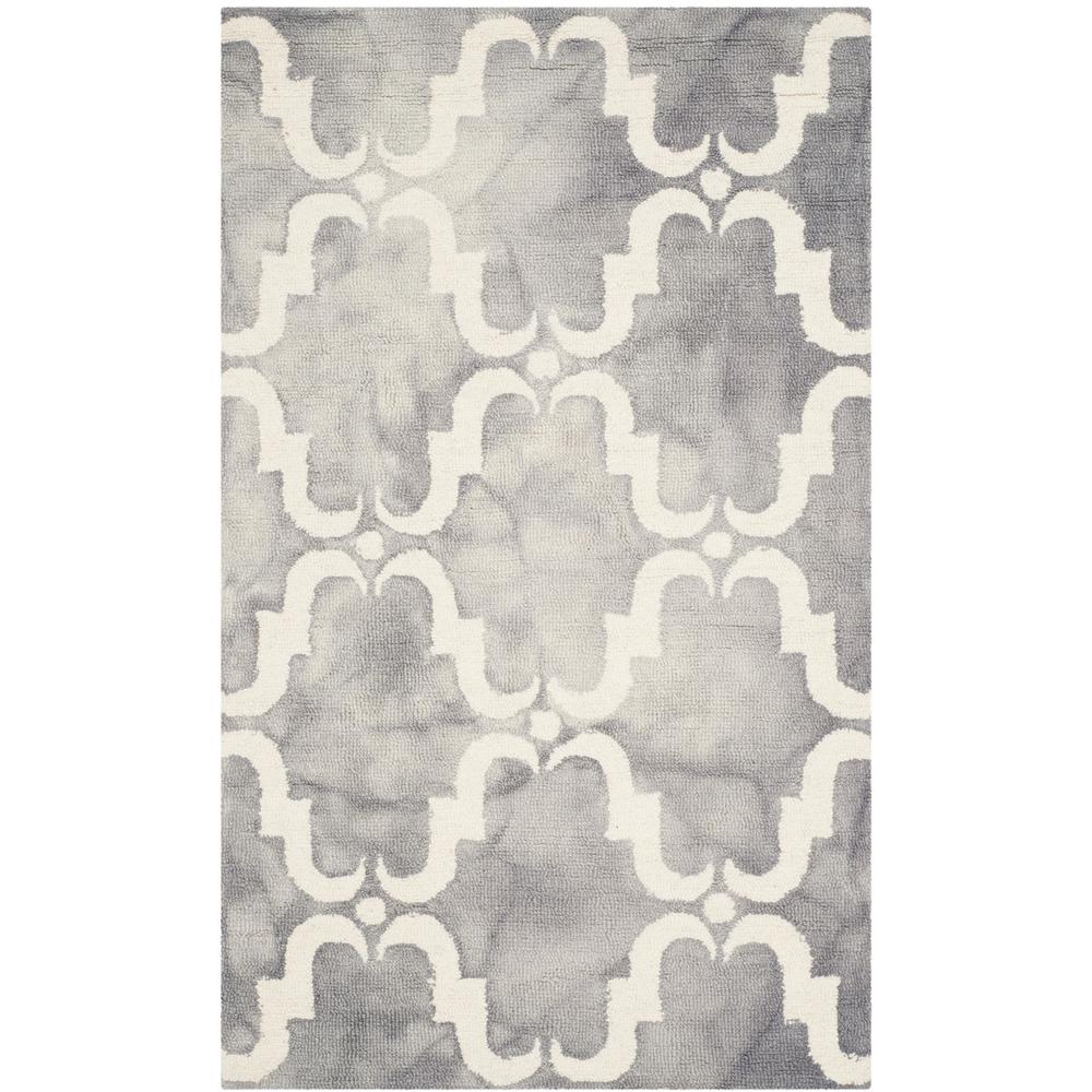 DIP DYE, GREY / IVORY, 3' X 5', Area Rug, DDY536C-3