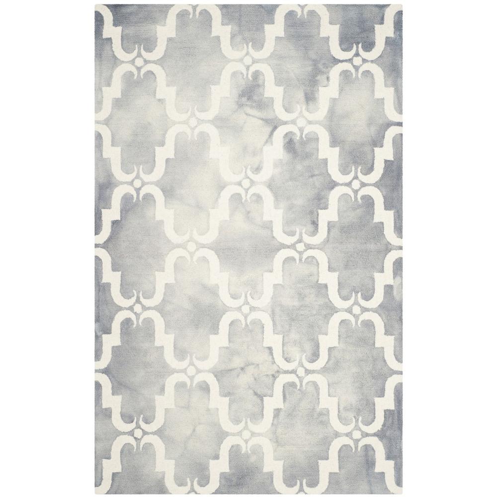 DIP DYE, GREY / IVORY, 5' X 8', Area Rug, DDY536C-5