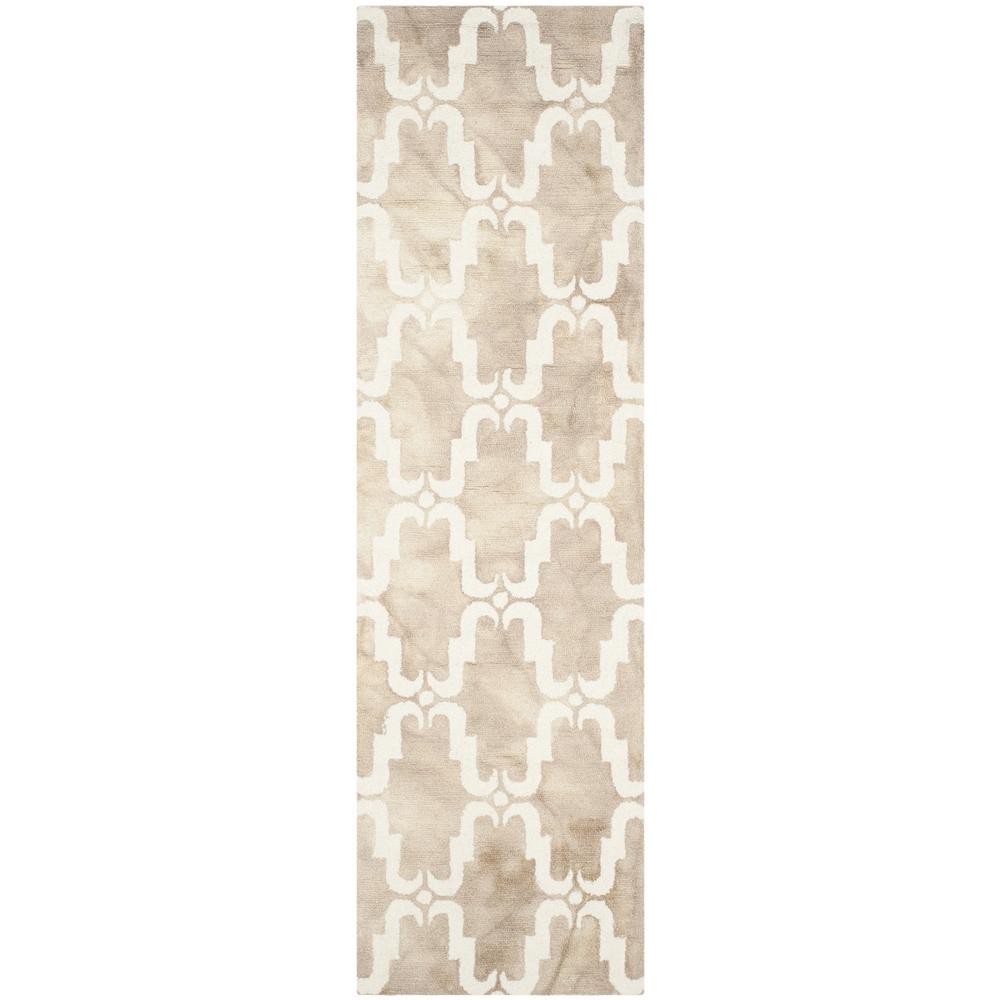 DIP DYE, BEIGE / IVORY, 2'-3" X 8', Area Rug, DDY536G-28