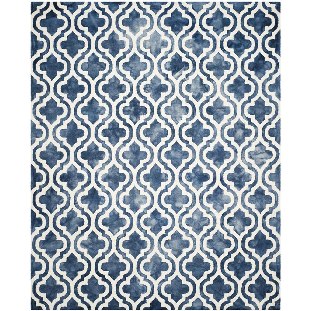 DIP DYE, NAVY / IVORY, 8' X 10', Area Rug, DDY537N-8