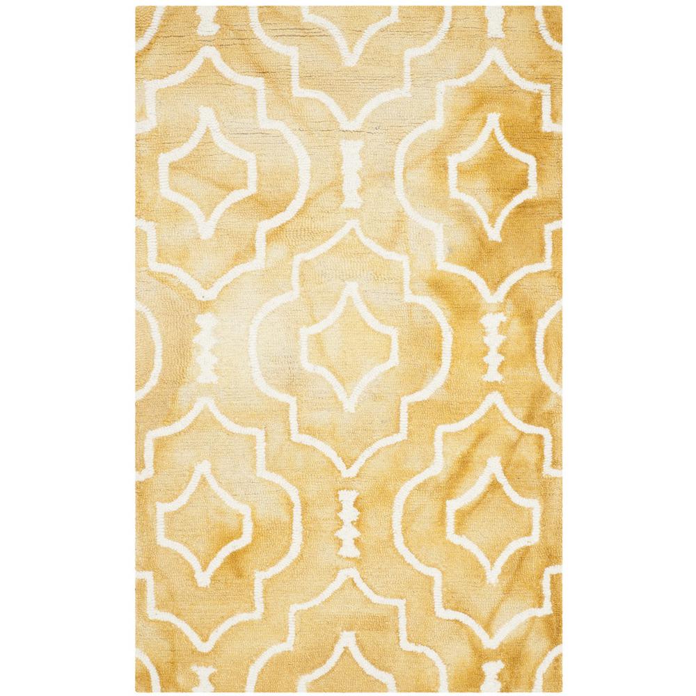 DIP DYE, GOLD / IVORY, 2'-6" X 4', Area Rug, DDY538H-24