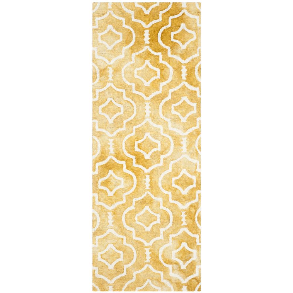 DIP DYE, GOLD / IVORY, 2'-3" X 6', Area Rug, DDY538H-26