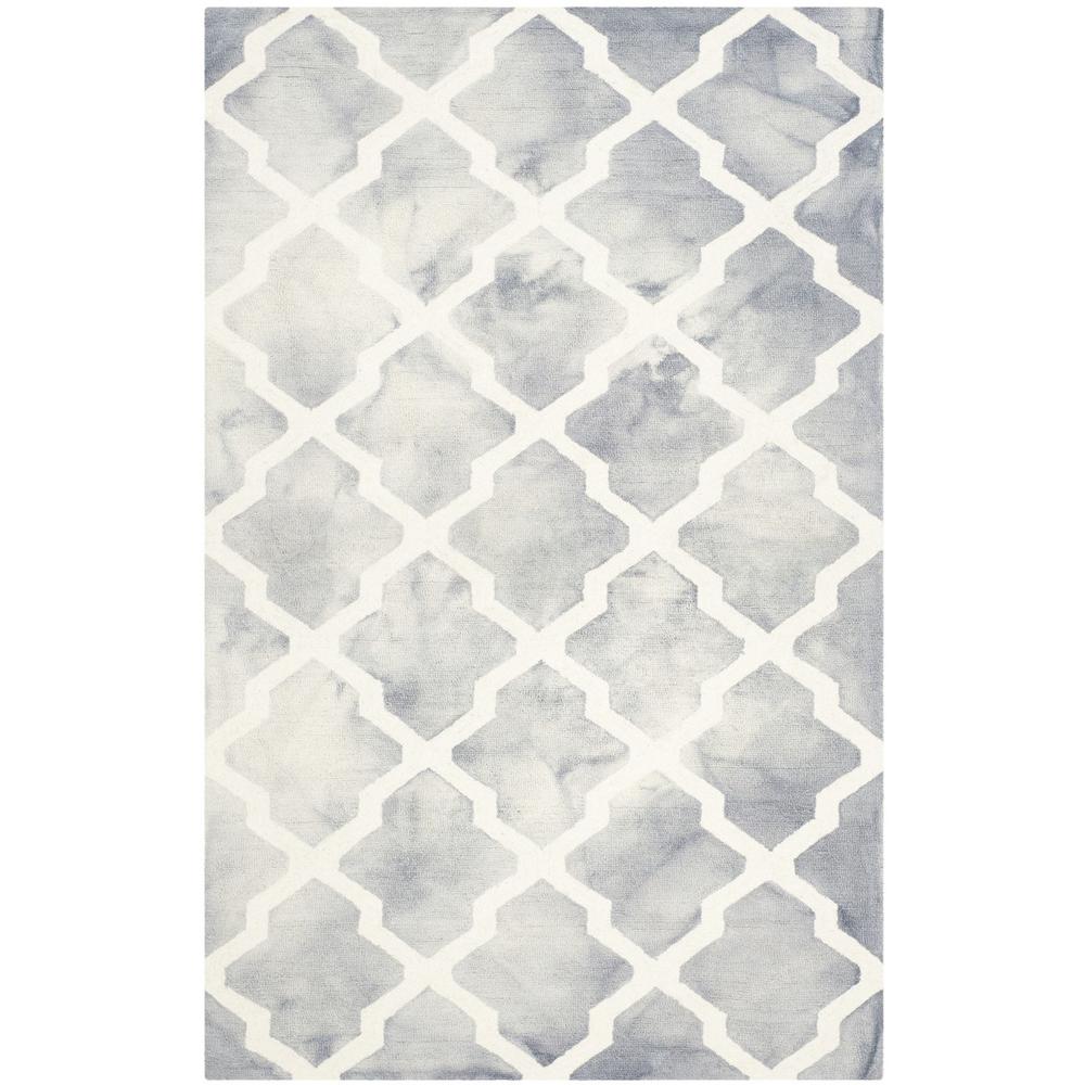 DIP DYE, GREY / IVORY, 5' X 8', Area Rug, DDY540C-5