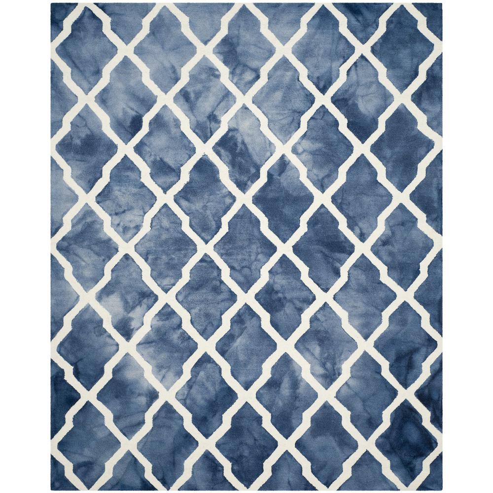 DIP DYE, NAVY / IVORY, 8' X 10', Area Rug, DDY540N-8